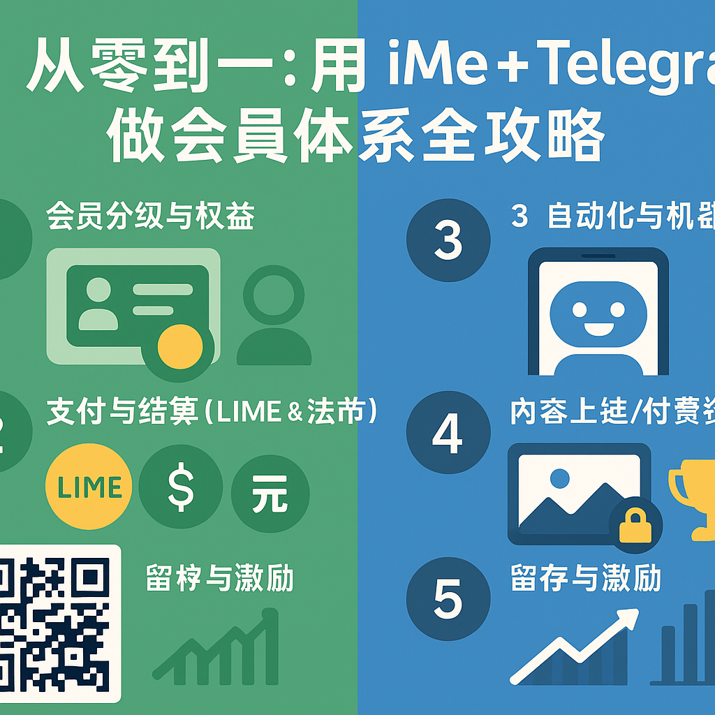 从零到一:用 iMe + Telegram 做会员体系全攻略